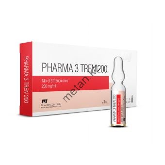 Три-тренболон Фармаком (PHARMA 3 TREN 200) 10 ампул по 1мл (1амп 200 мг) - Казахстан